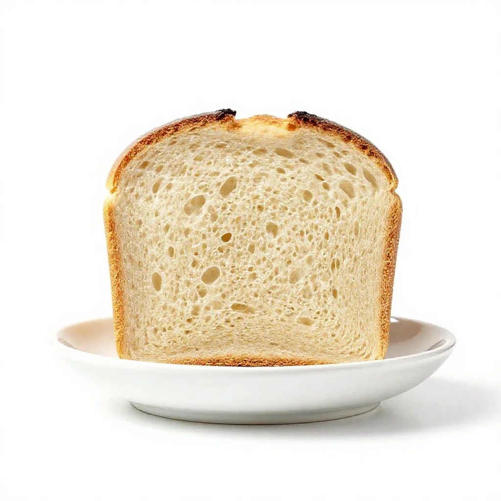 Gluten bread isolated on a white background