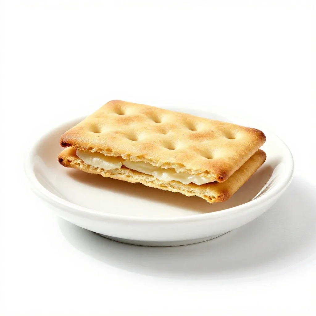 Graham cracker isolated on a white background