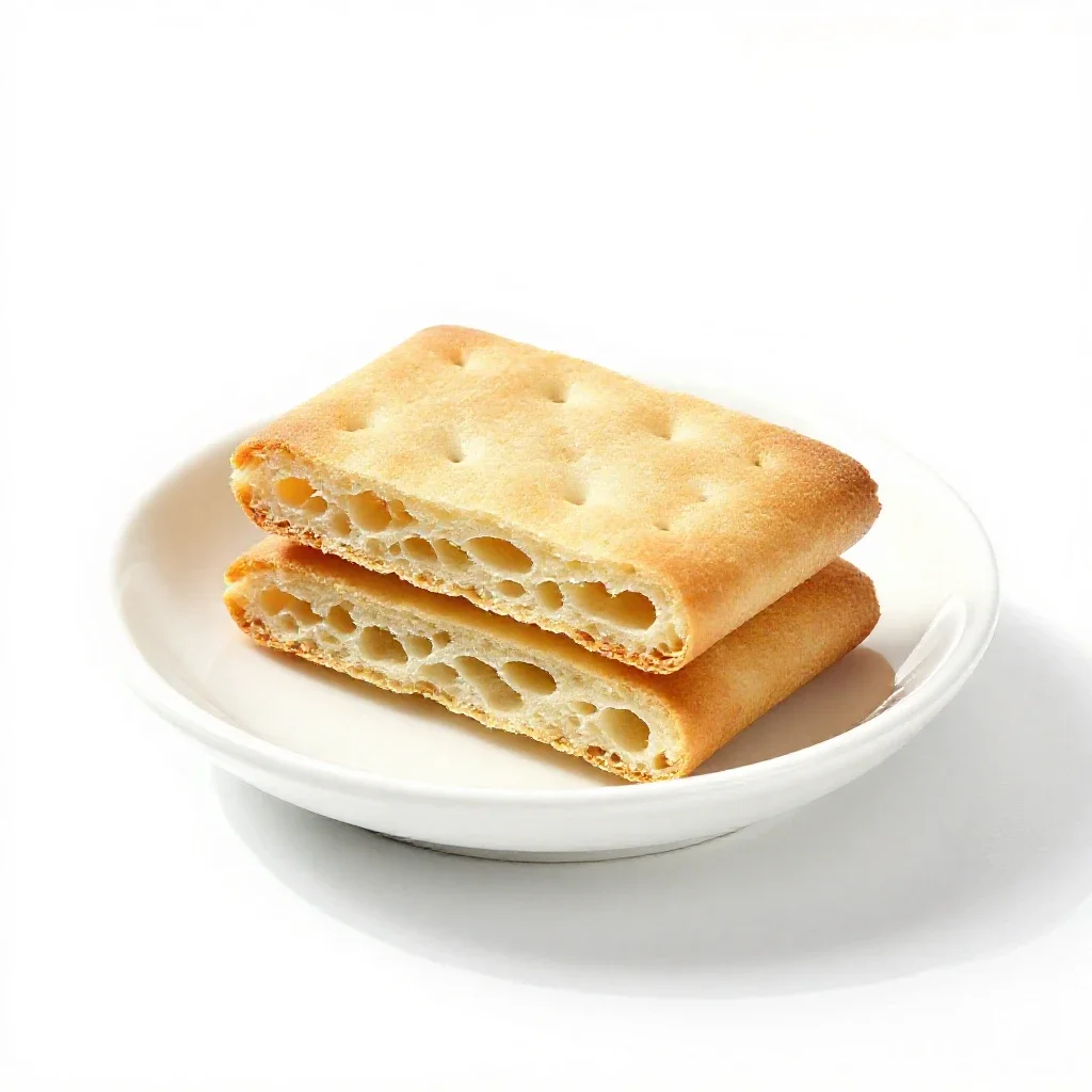 Hardtack isolated on a white background