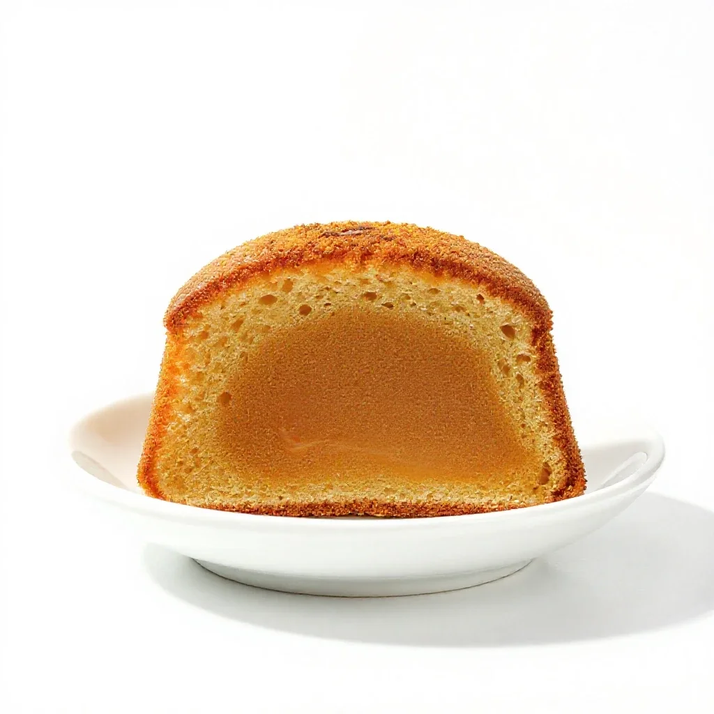 Honey cake isolated on a white background