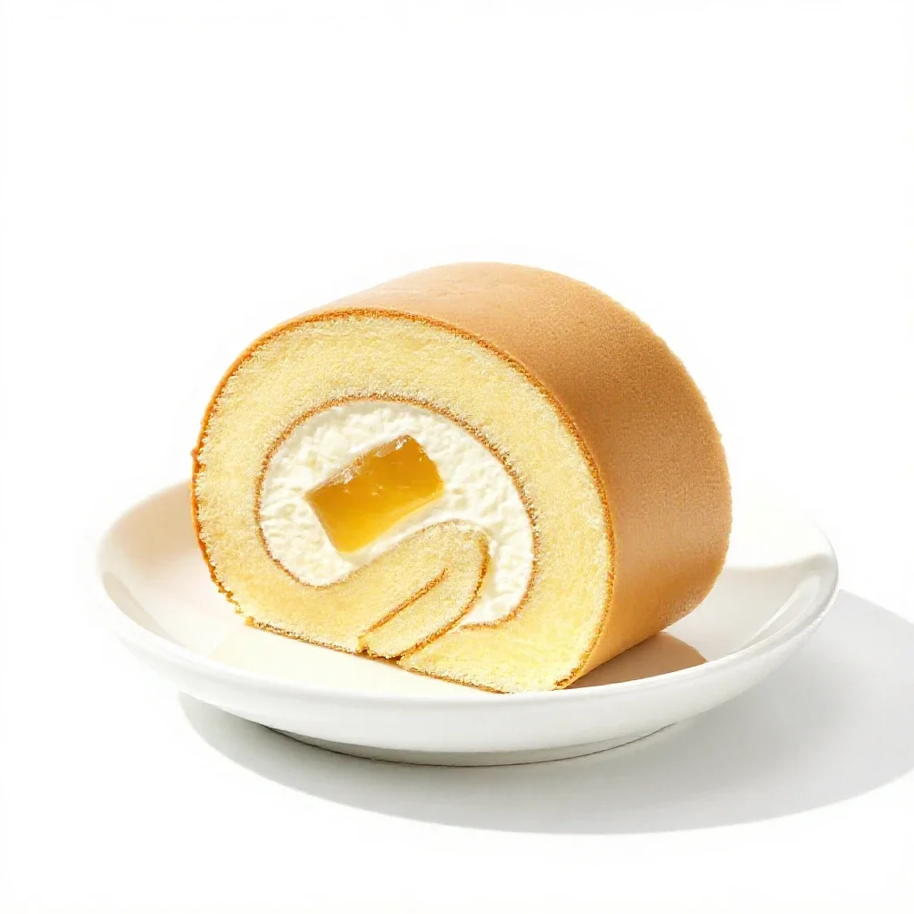Jellyroll isolated on a white background
