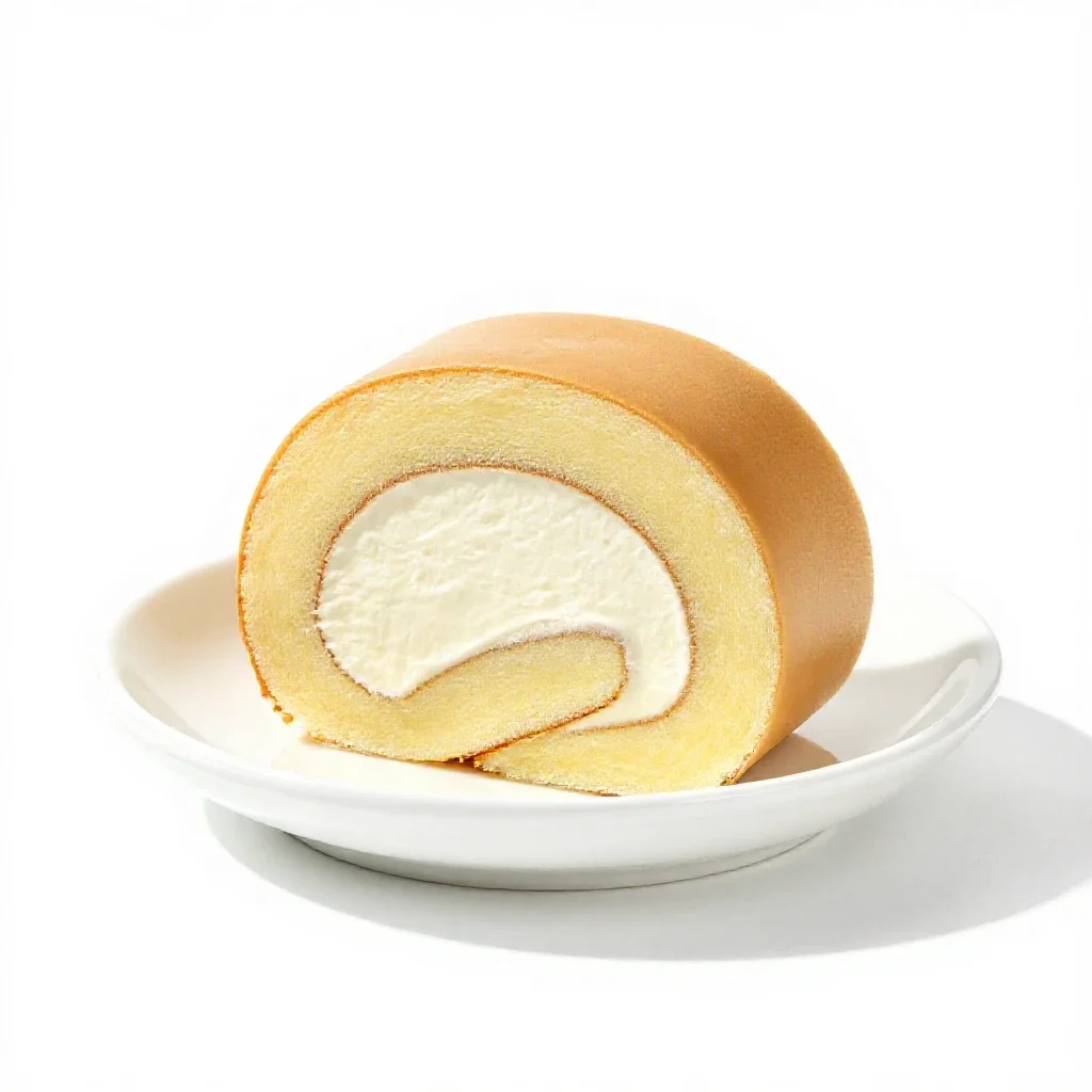 Kaiser roll isolated on a white background
