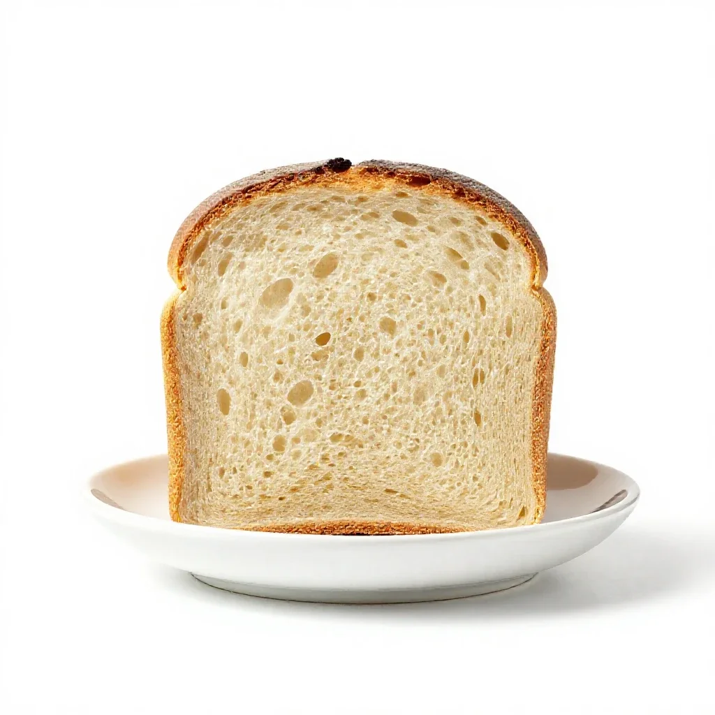 Loaf of bread isolated on a white background