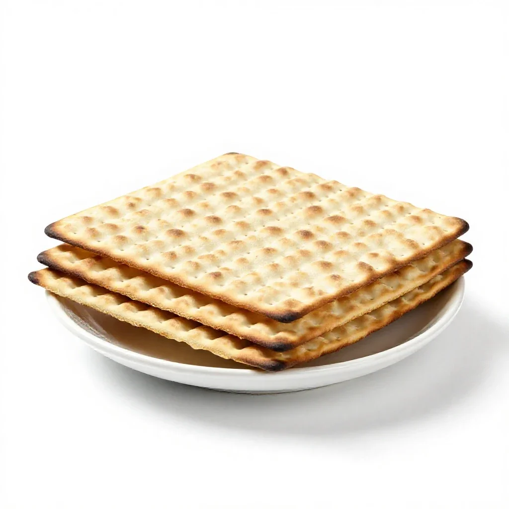 Matzo isolated on a white background