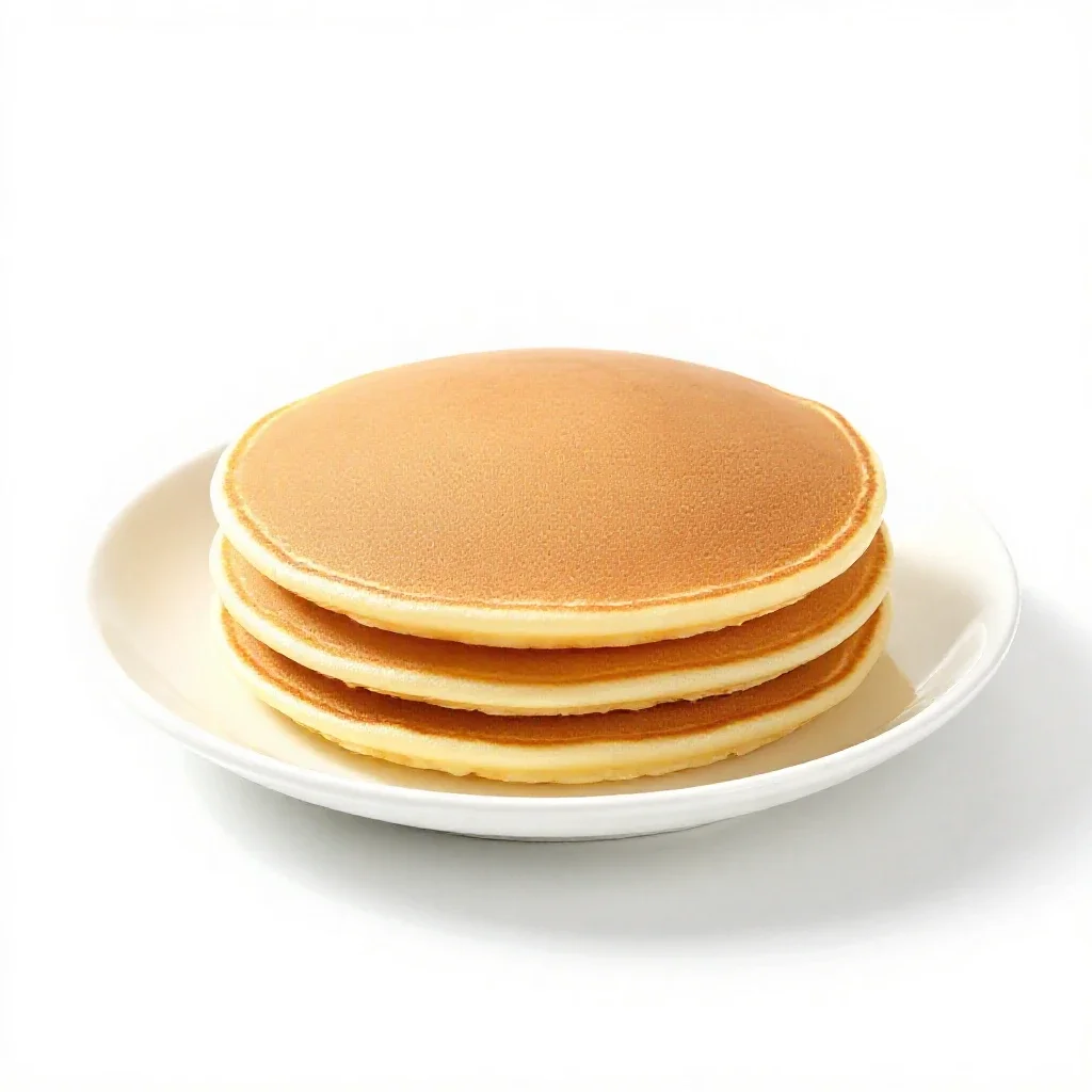 Pancake isolated on a white background
