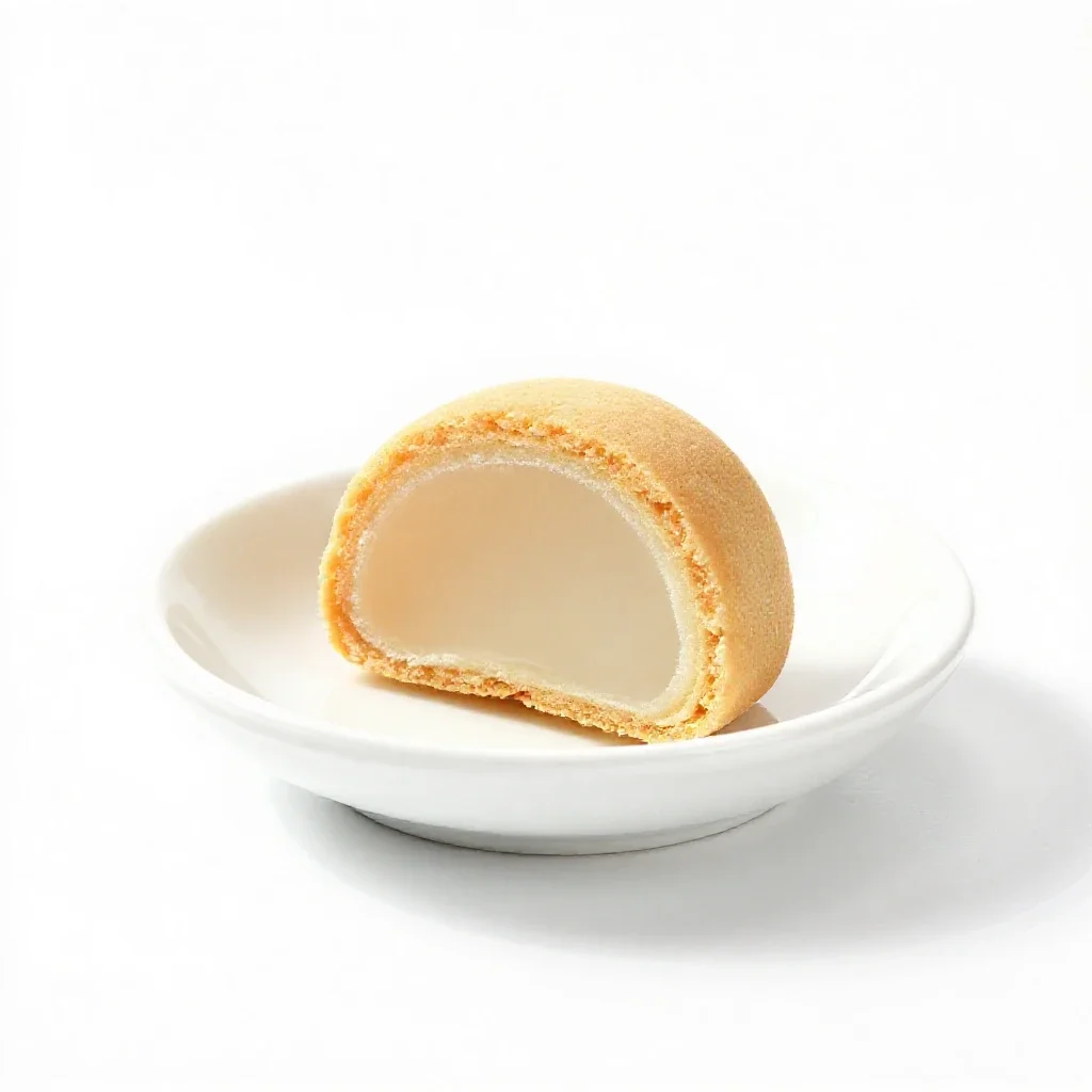 Petit four isolated on a white background