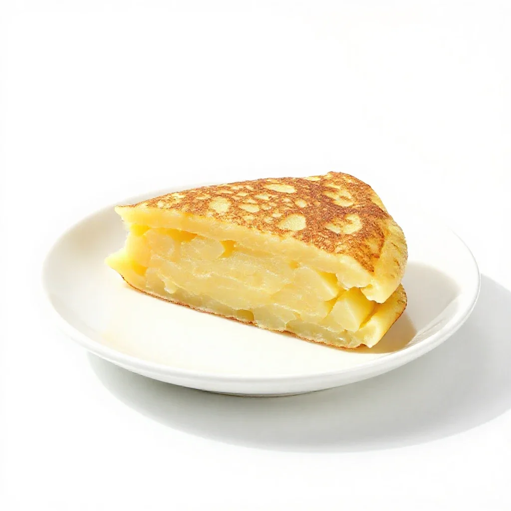 Potato pancake isolated on a white background