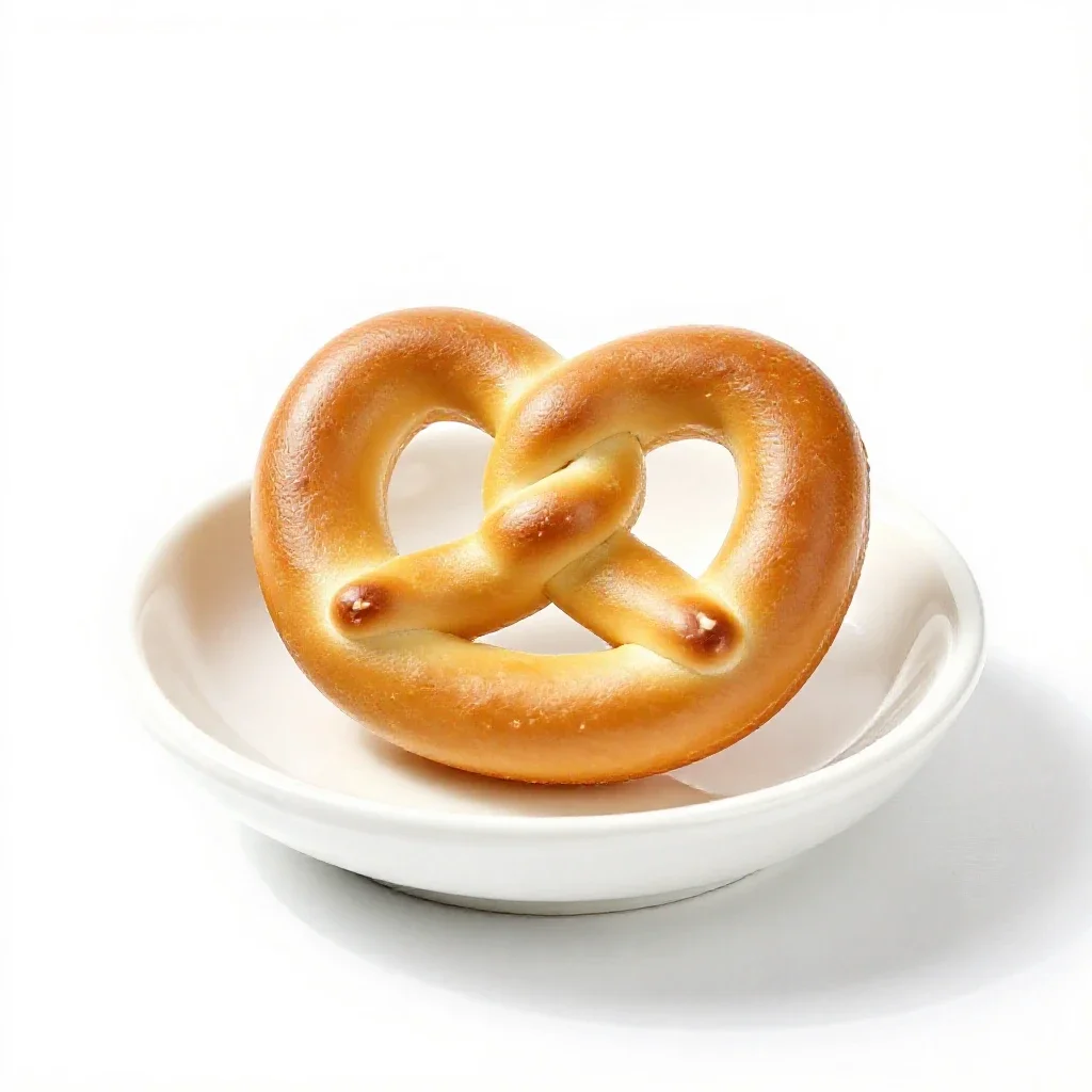 Pretzel isolated on a white background