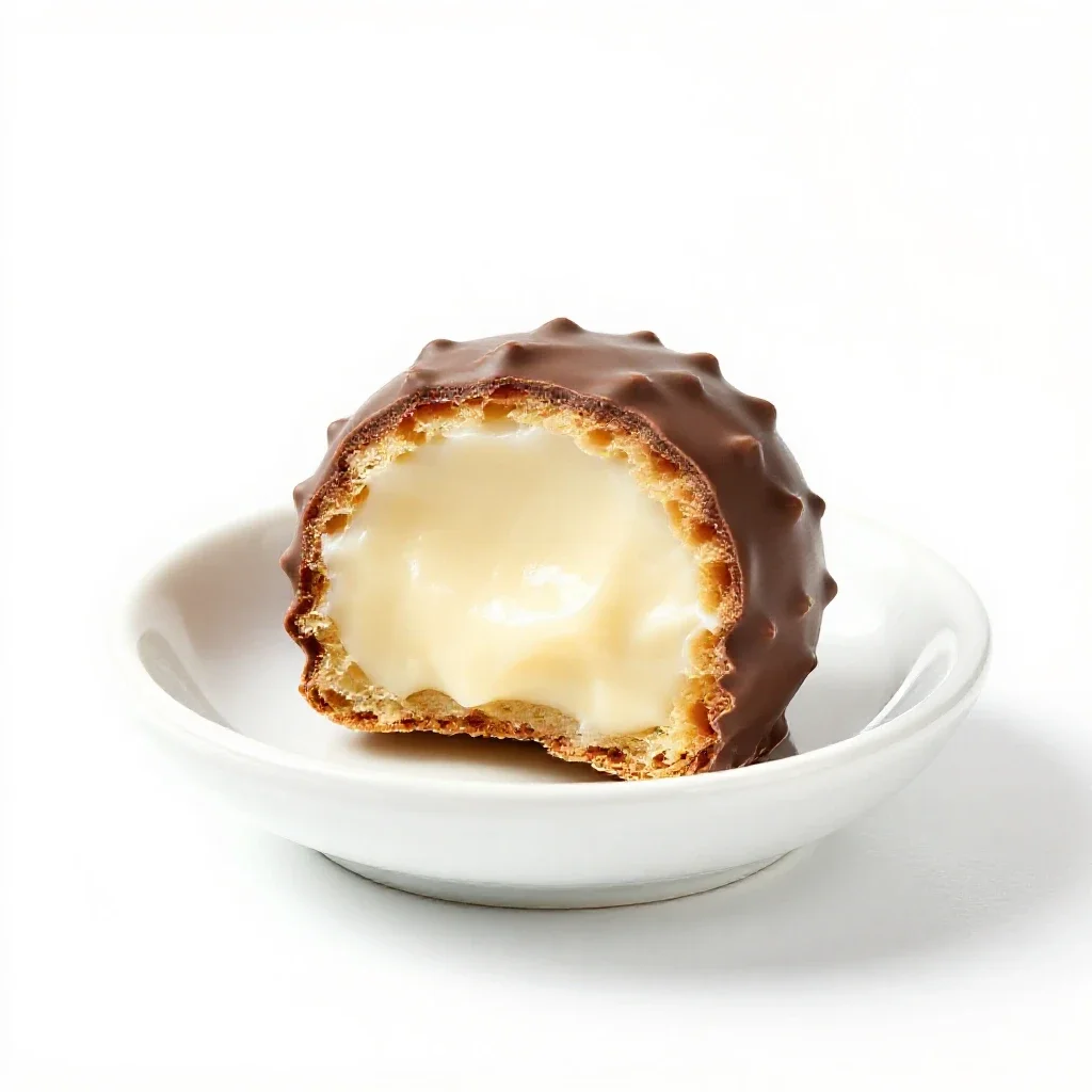 Profiterole isolated on a white background