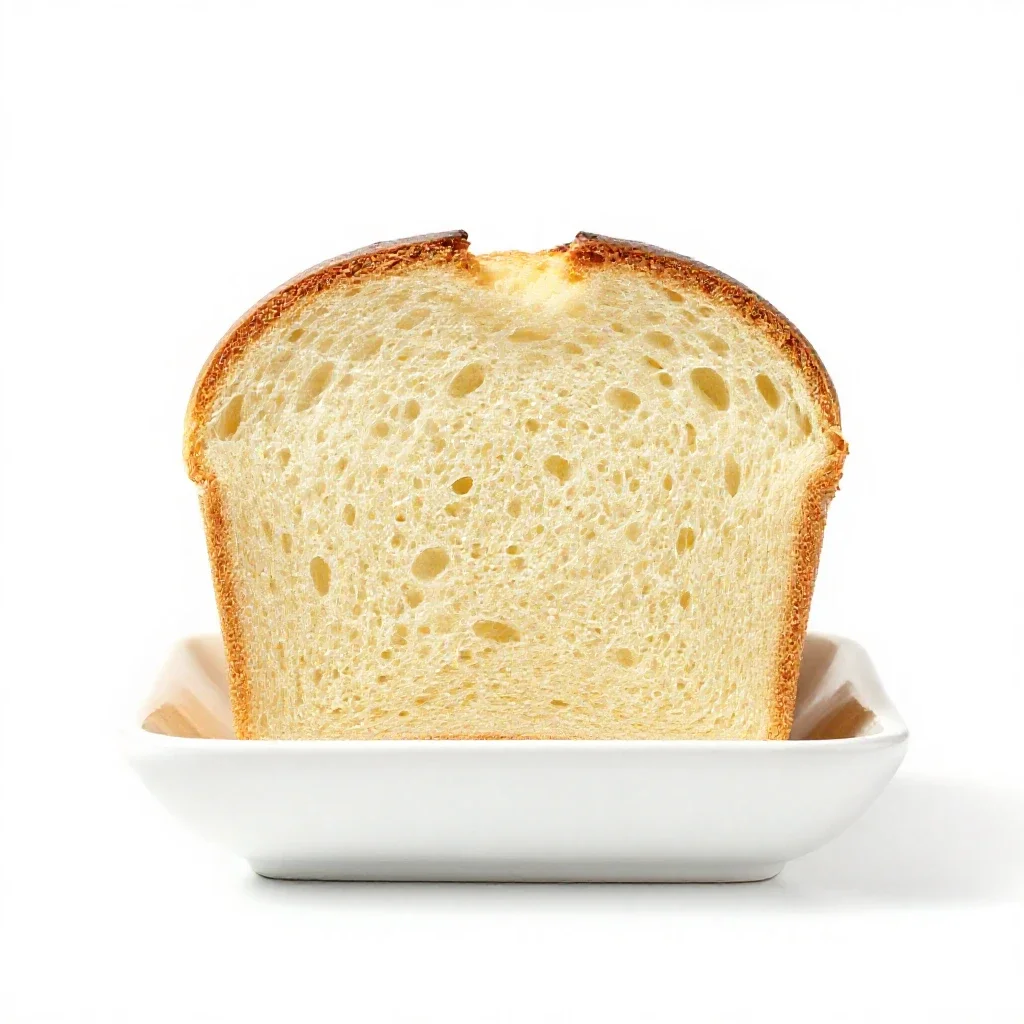 Quick bread isolated on a white background