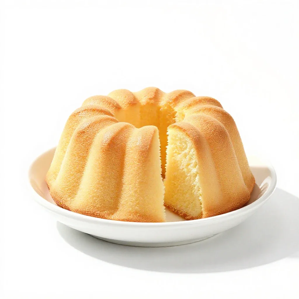 Savarin isolated on a white background