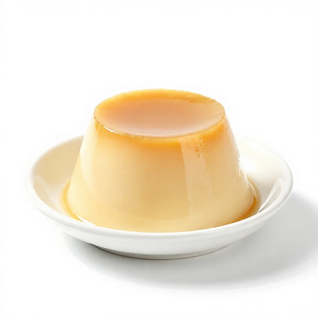 Suet pudding isolated on a white background