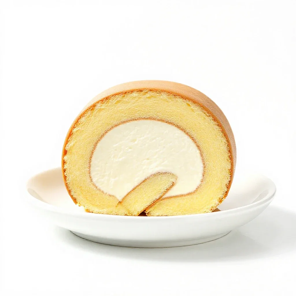 Sweet roll isolated on a white background
