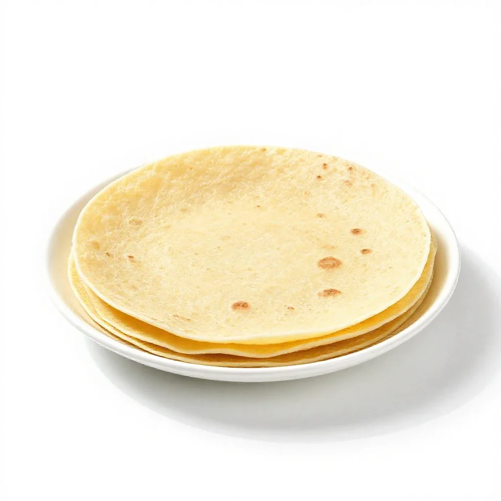 Tortilla isolated on a white background