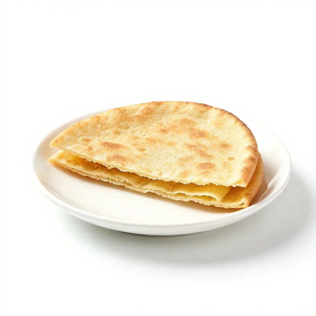 Tostada isolated on a white background