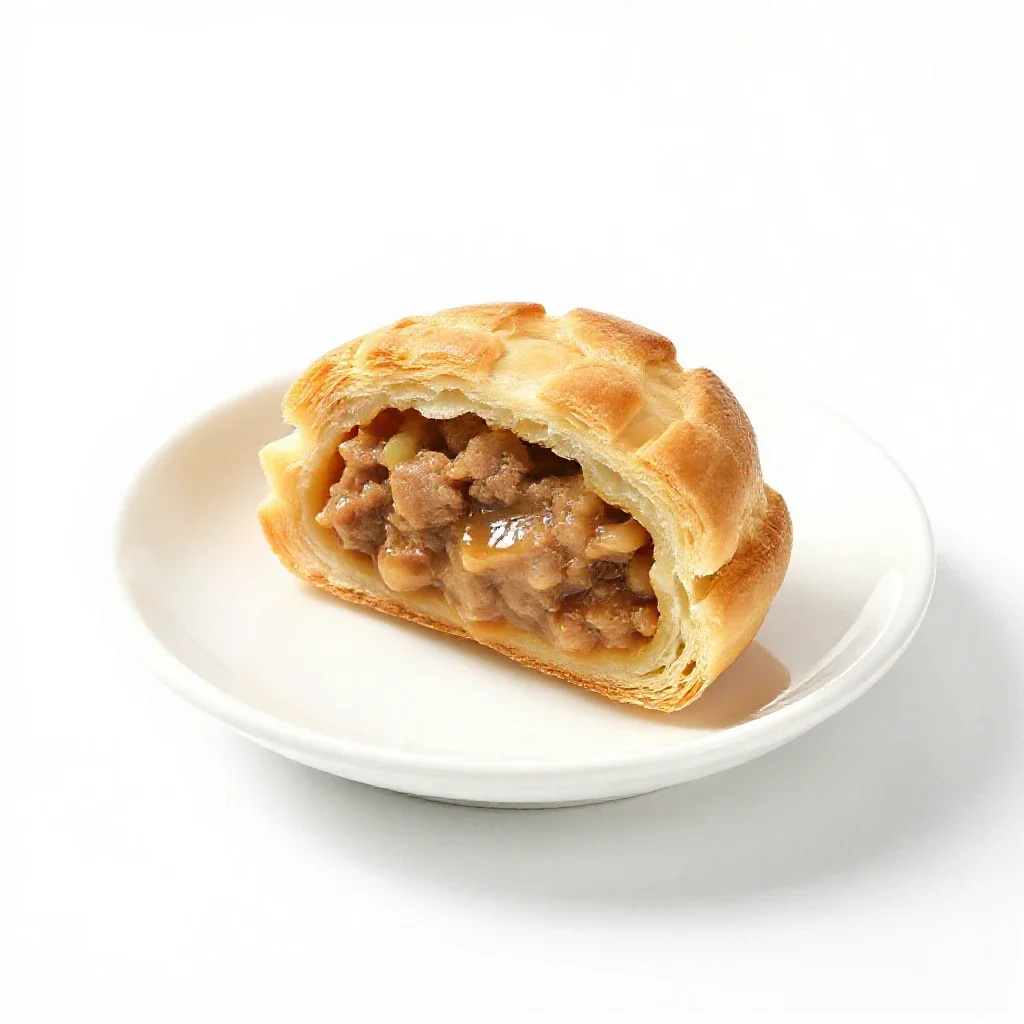 Vol-au-vent isolated on a white background