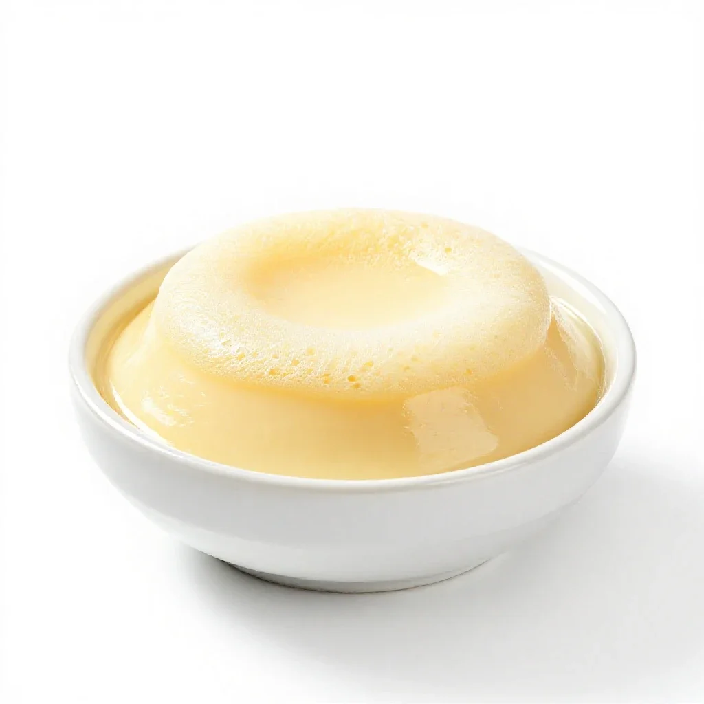 Zabaglione isolated on a white background