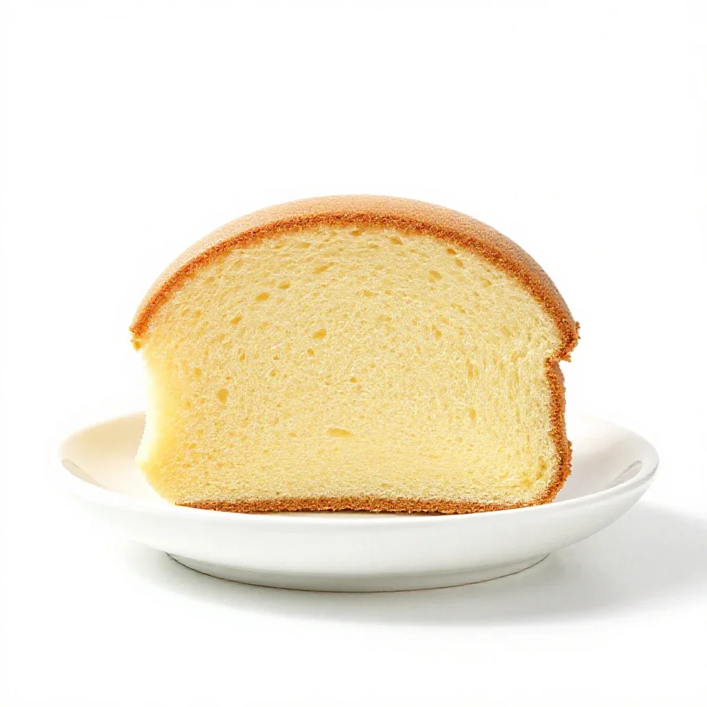 Angel cake isolated on a white background