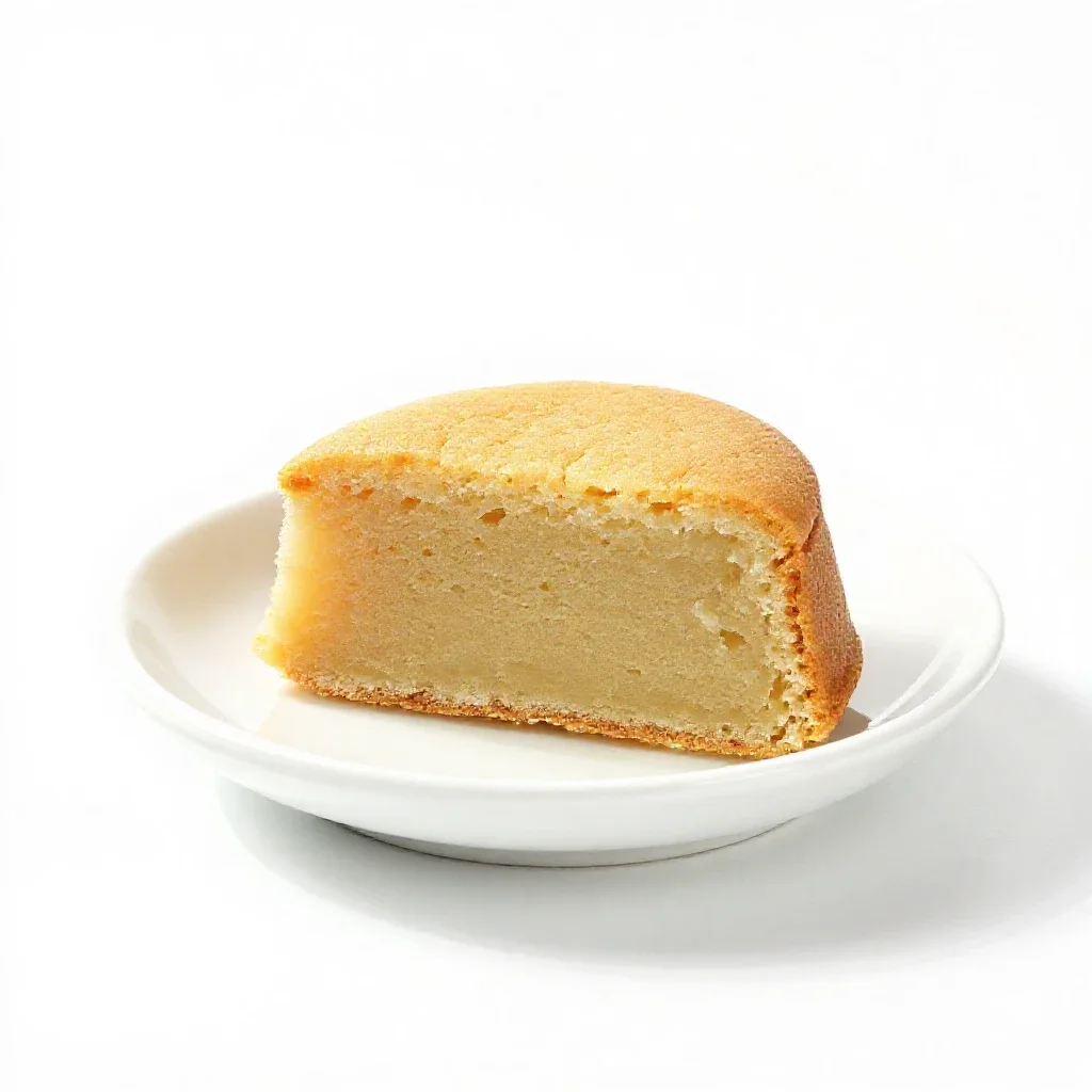 Ashcake isolated on a white background