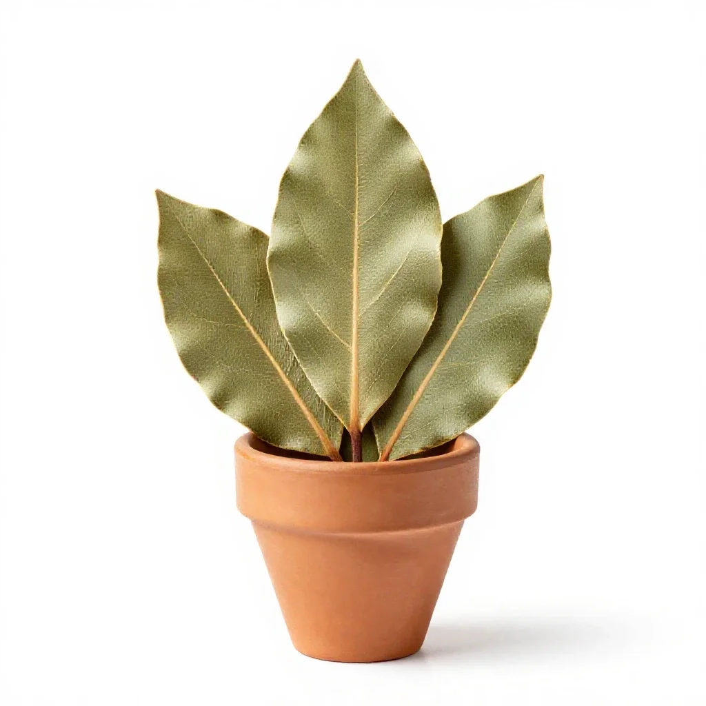 Bay leaf isolated on a white background