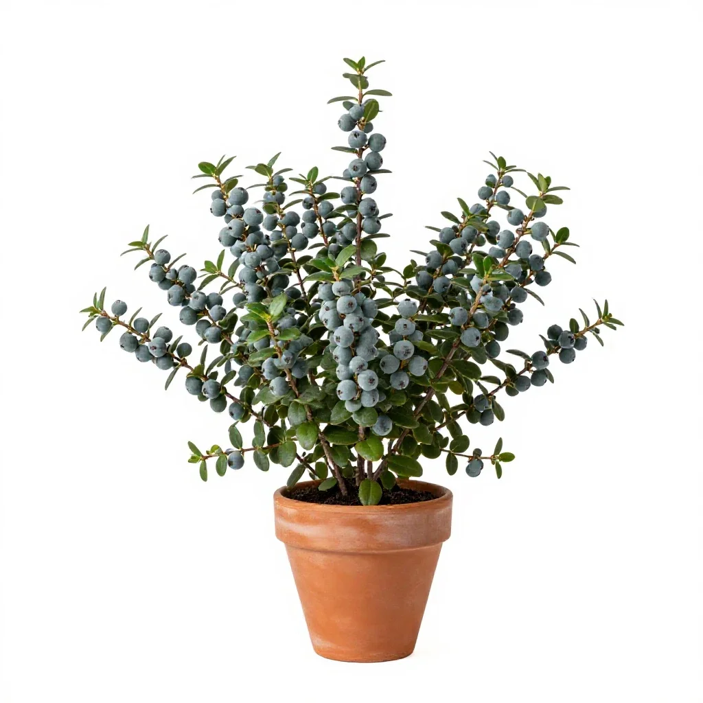 Bayberry isolated on a white background