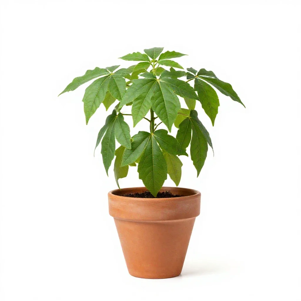 Beefsteak plant isolated on a white background