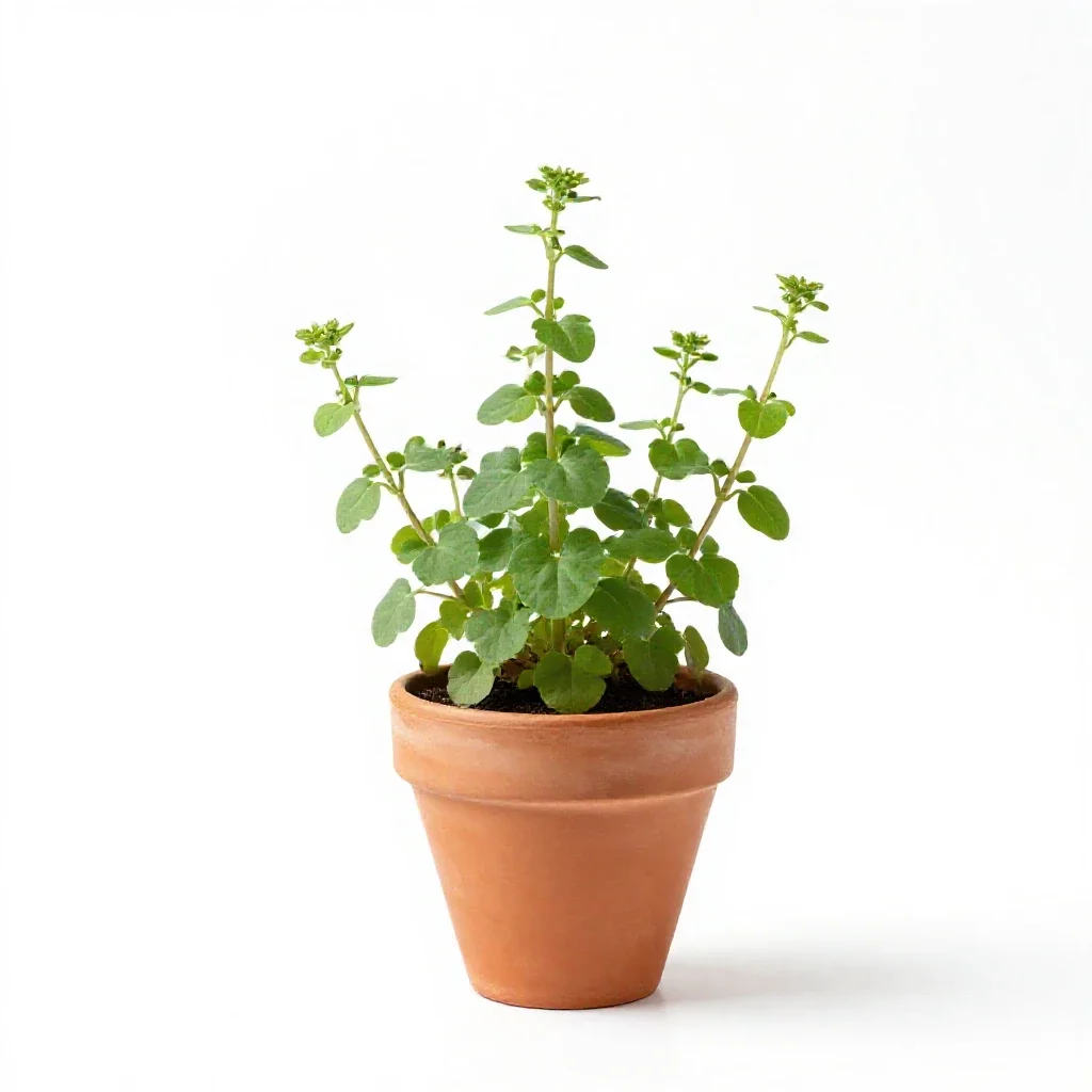 Bittercress isolated on a white background