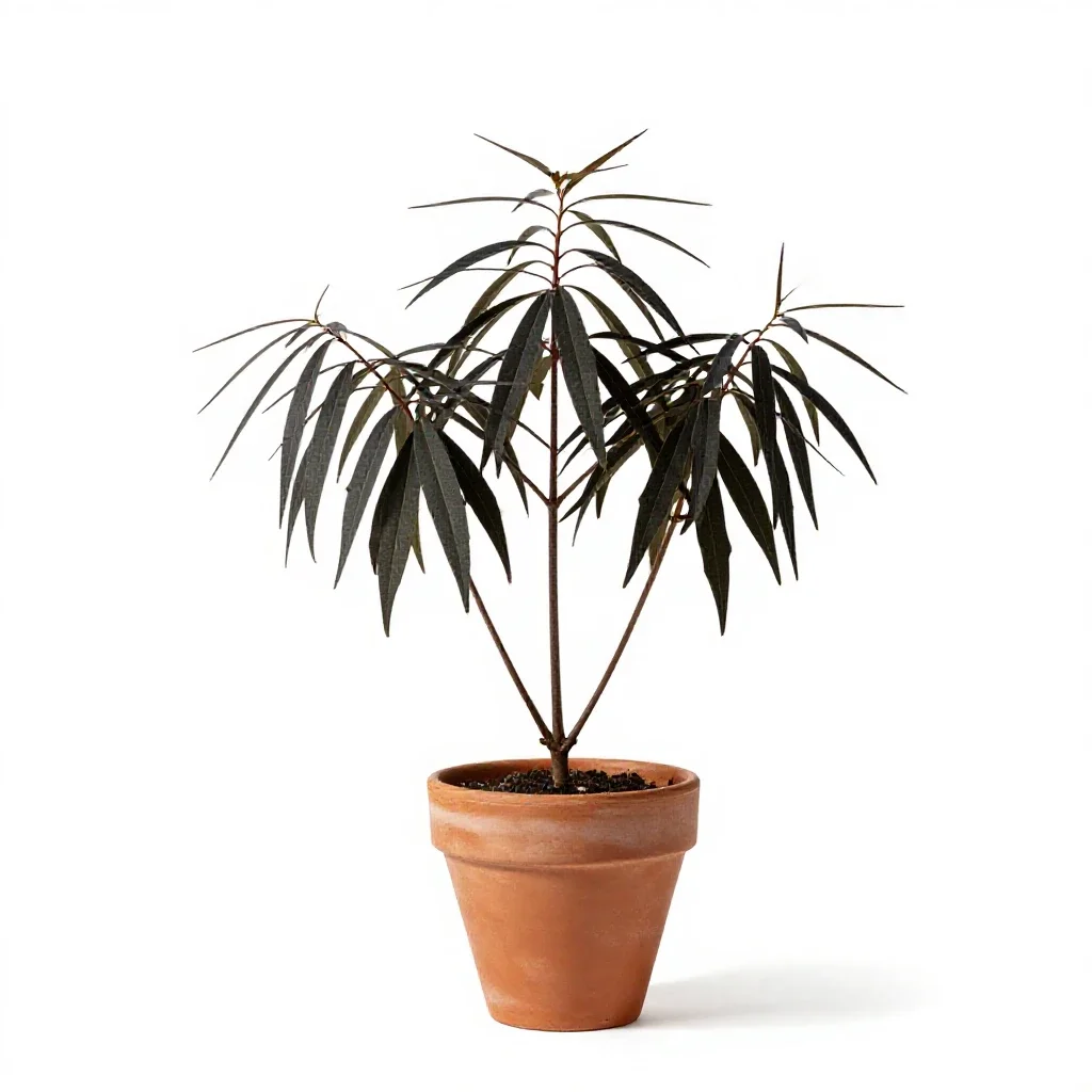 Black cohosh isolated on a white background