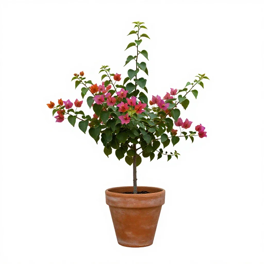 Bougainvillea isolated on a white background