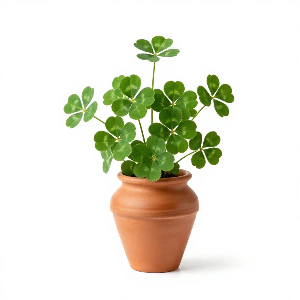 Buffalo clover isolated on a white background
