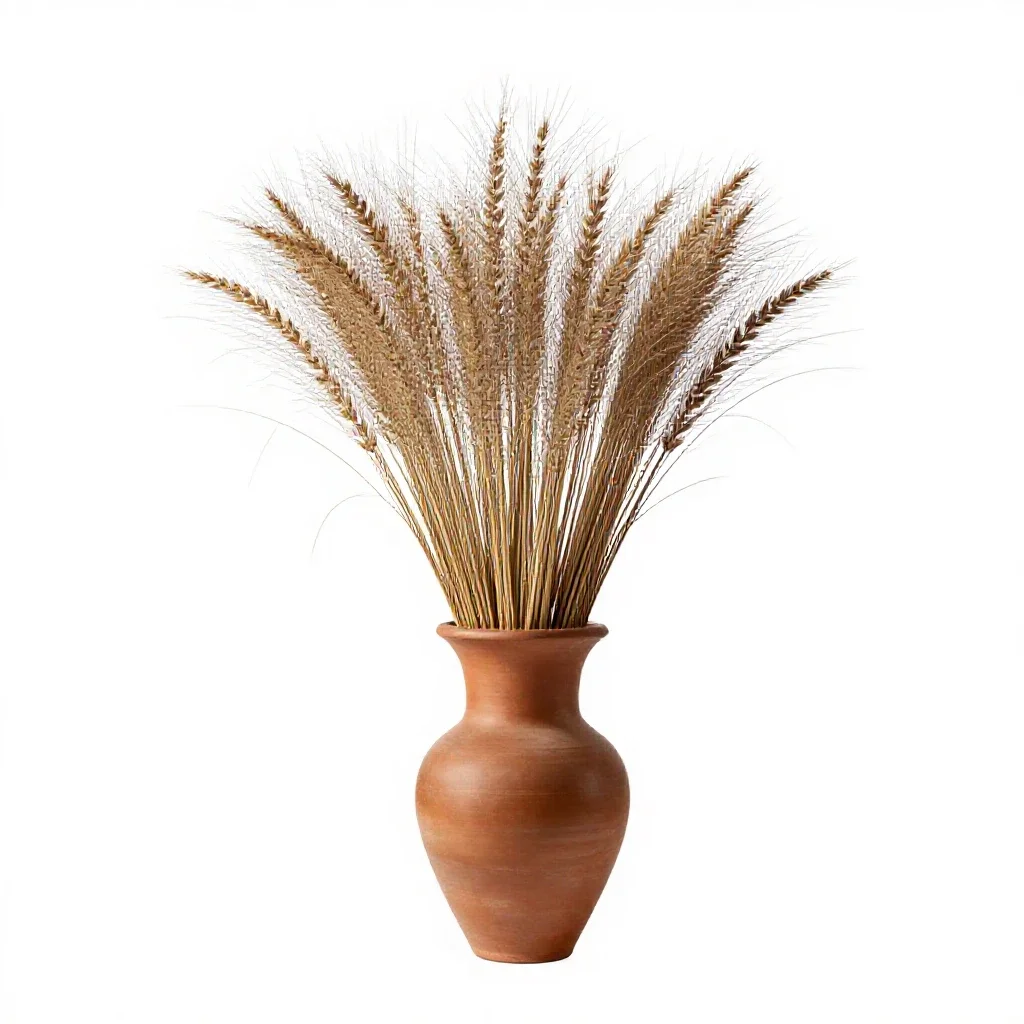 Bulrush isolated on a white background