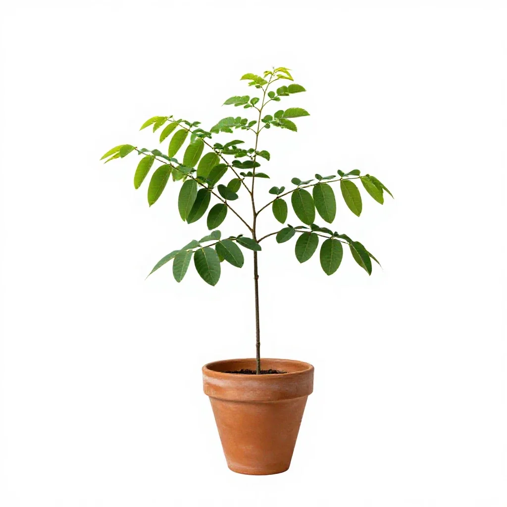 Calliandra isolated on a white background
