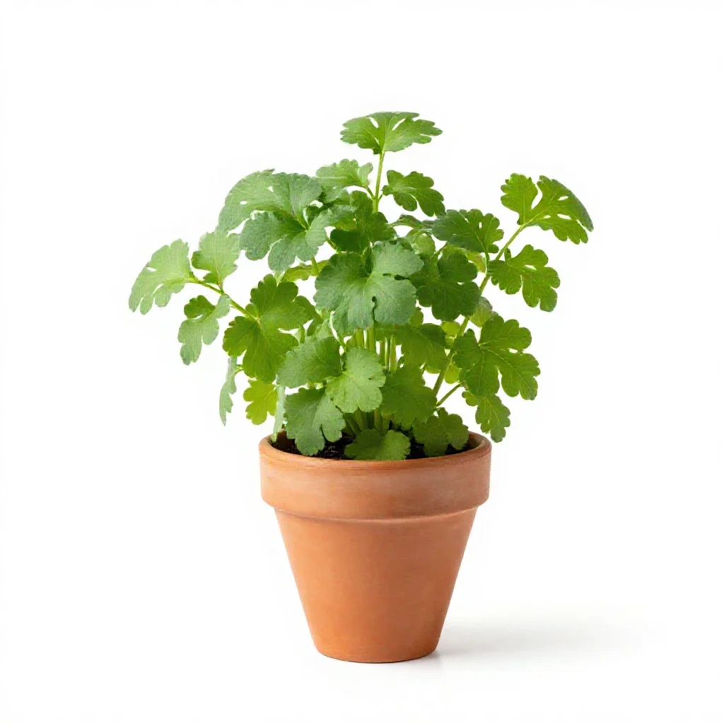 Chervil isolated on a white background