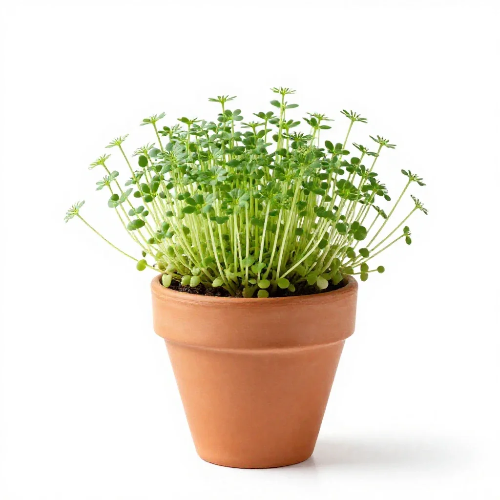 Chickweed isolated on a white background