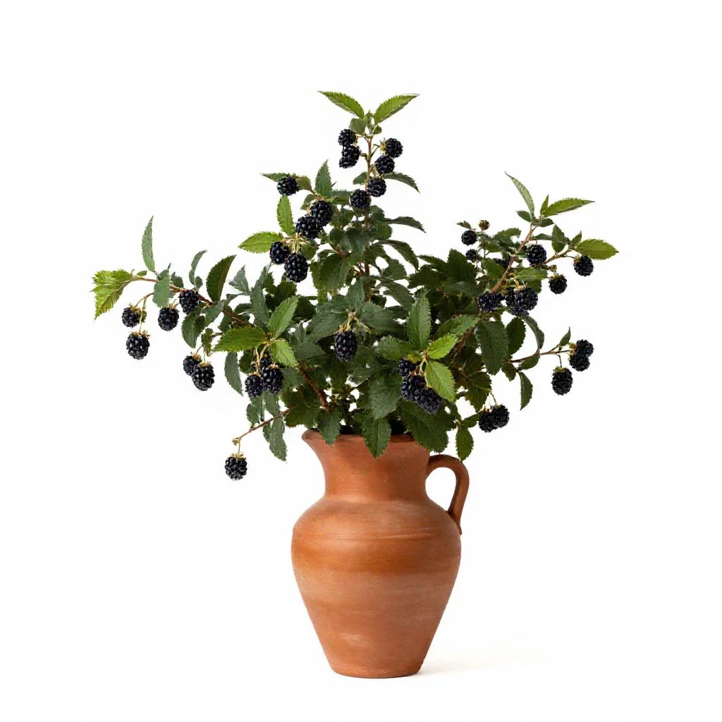 Common barberry isolated on a white background