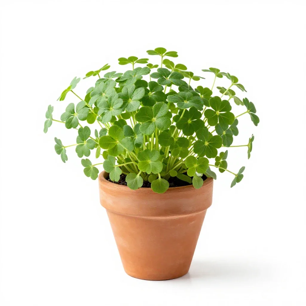 Common garden cress isolated on a white background