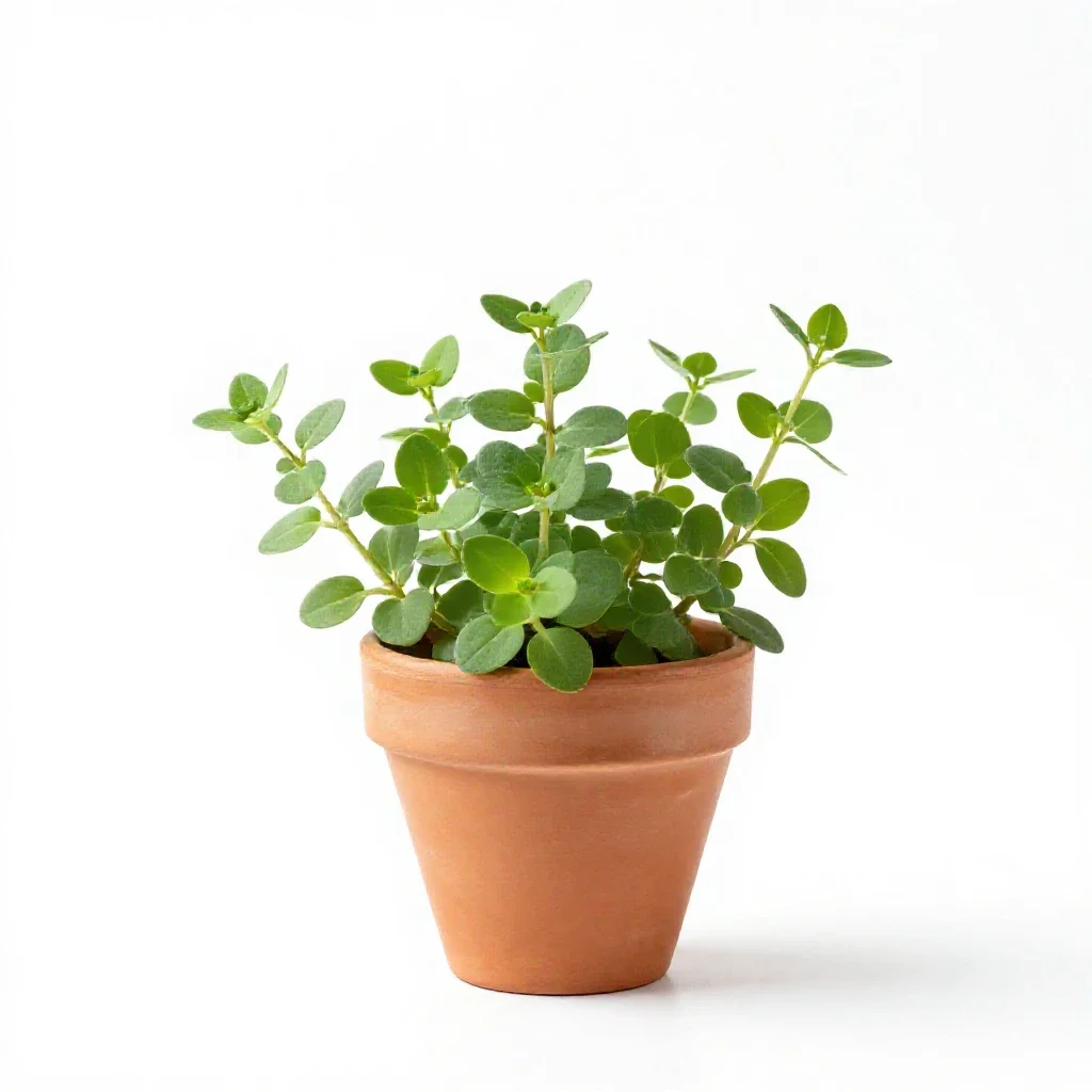 Common purslane isolated on a white background