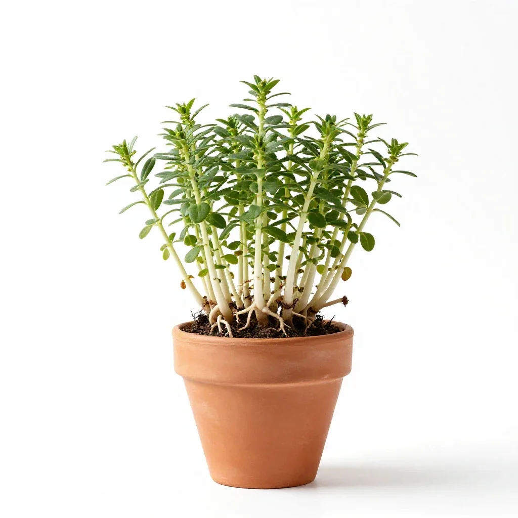 Coral-root bittercress isolated on a white background