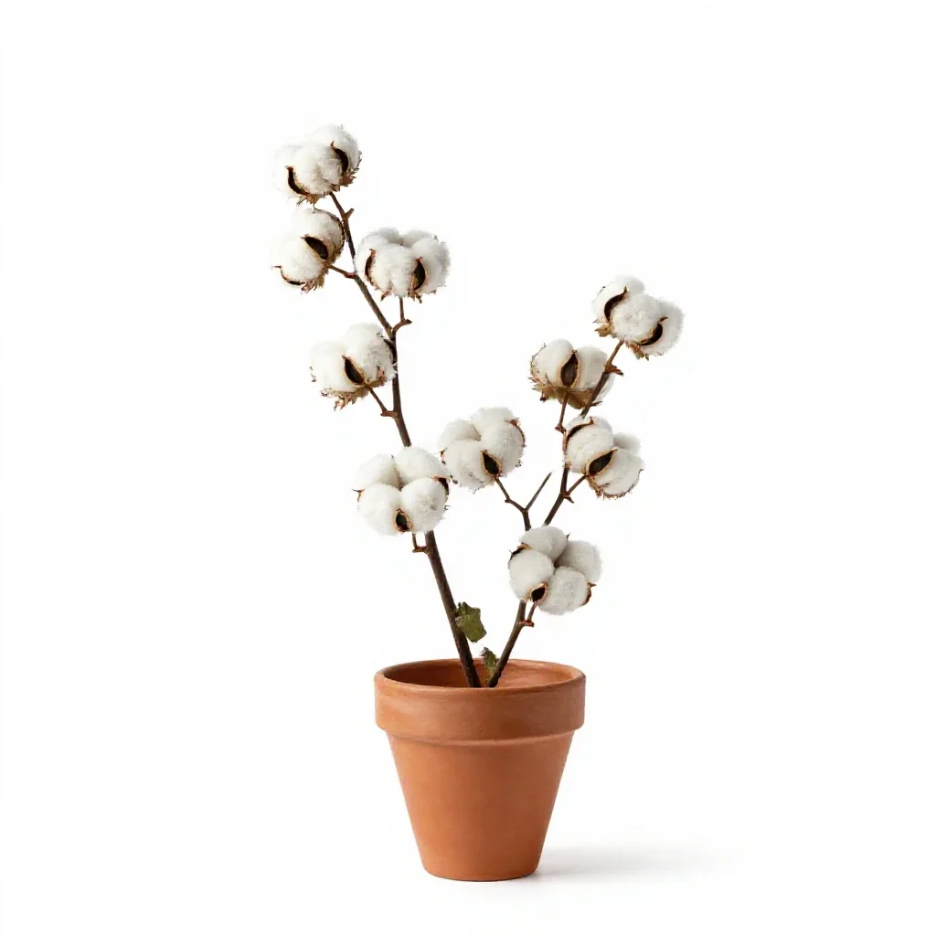Cottonweed isolated on a white background
