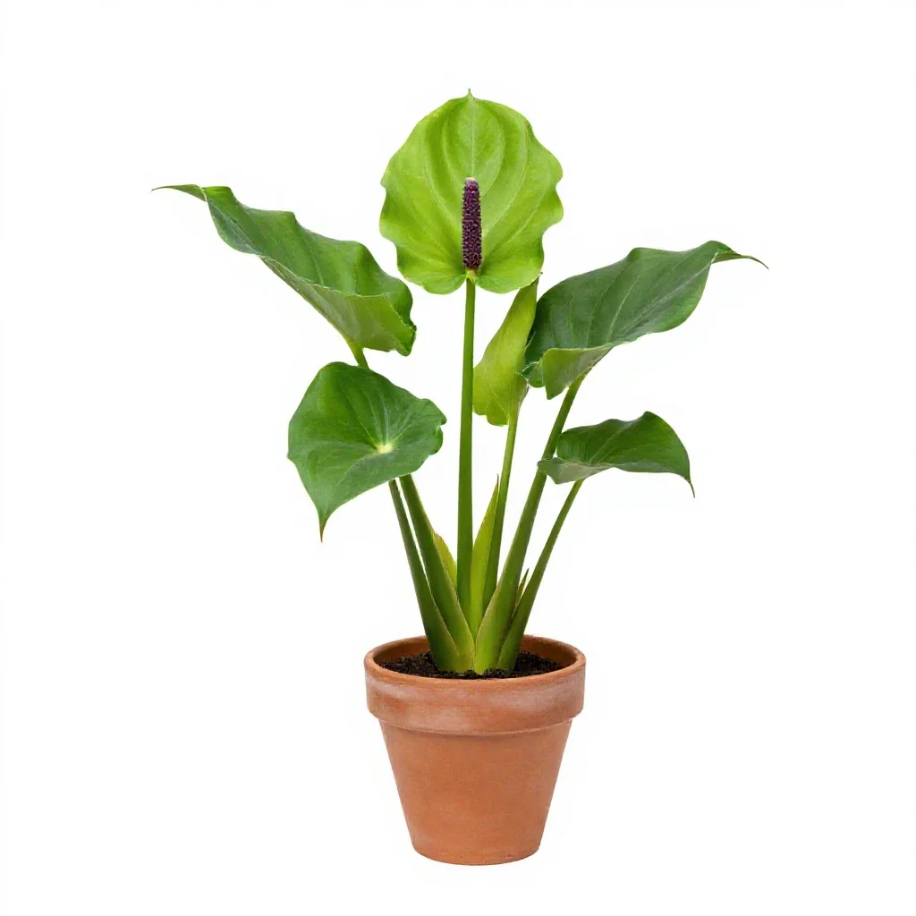 Cuckoopint isolated on a white background