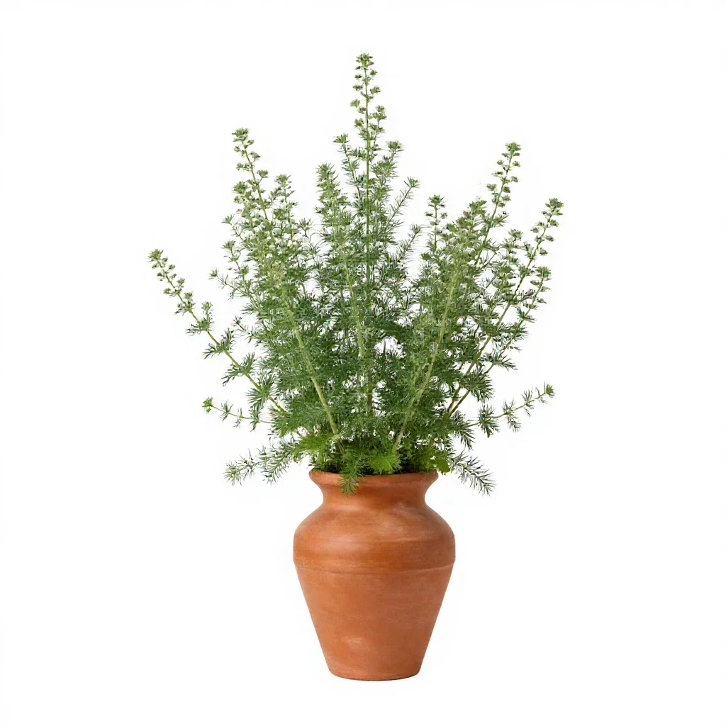 Cursed crowfoot isolated on a white background