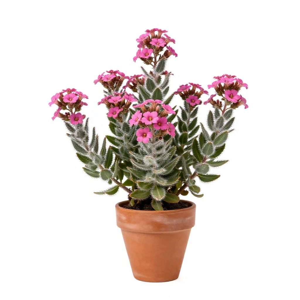 Desert sand verbena isolated on a white background
