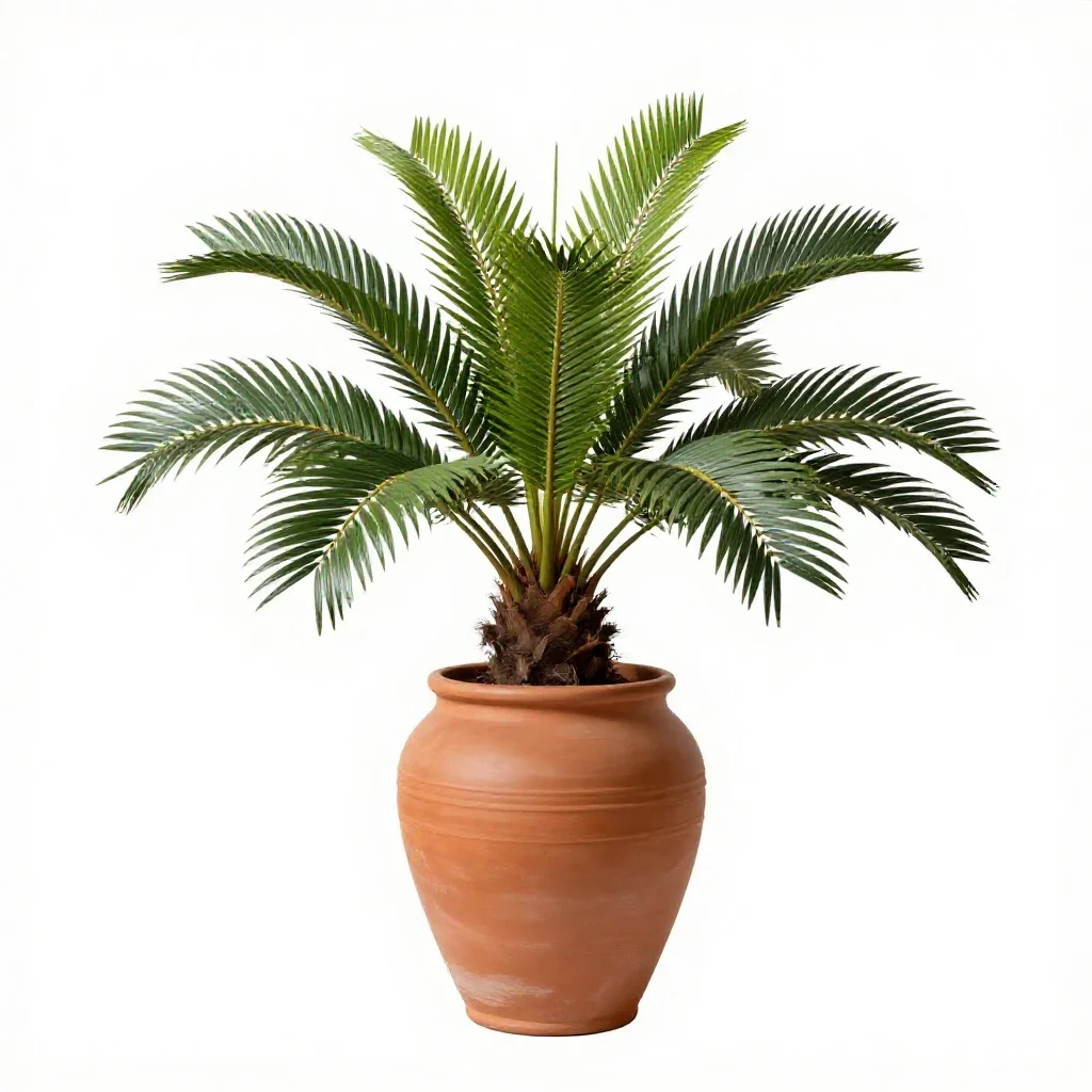 False sago isolated on a white background