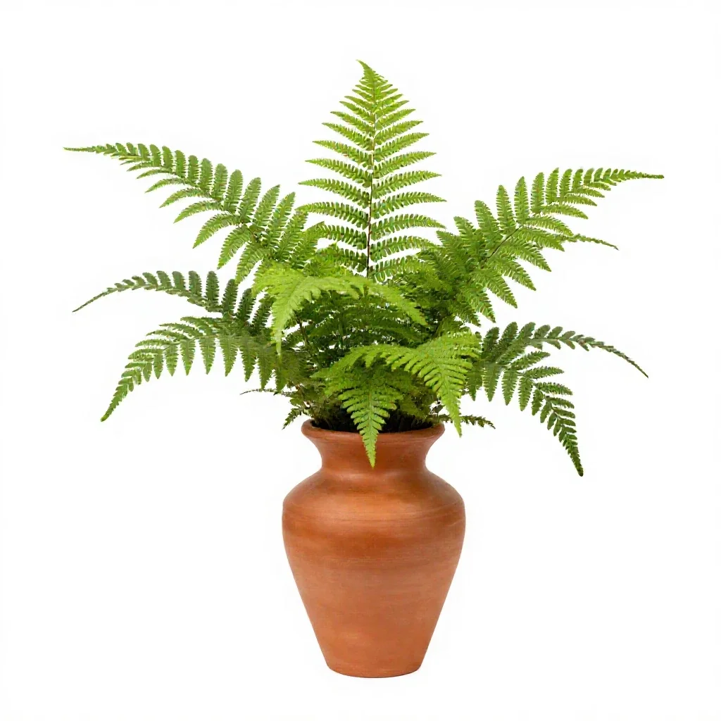 Fern ally isolated on a white background