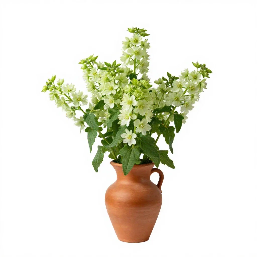 Fetid bugbane isolated on a white background