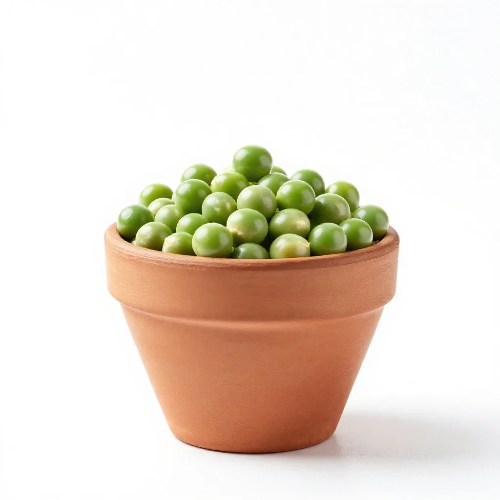 Hairy darling pea isolated on a white background