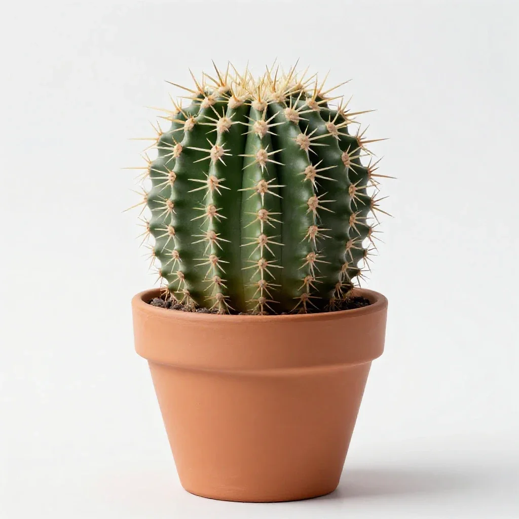 Hedgehog cactus isolated on a white background