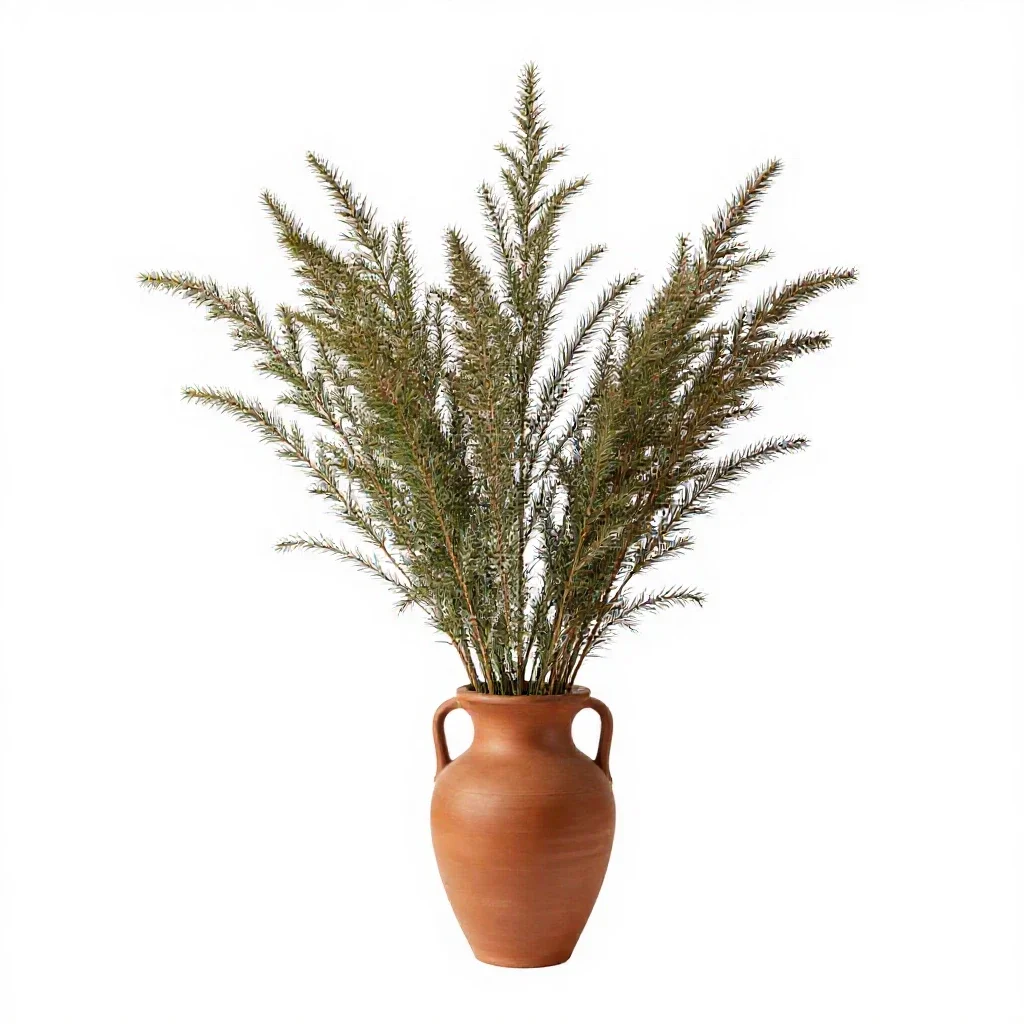 Jointed rush isolated on a white background