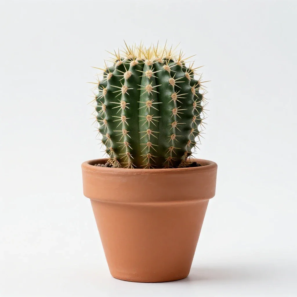 Mammillaria isolated on a white background