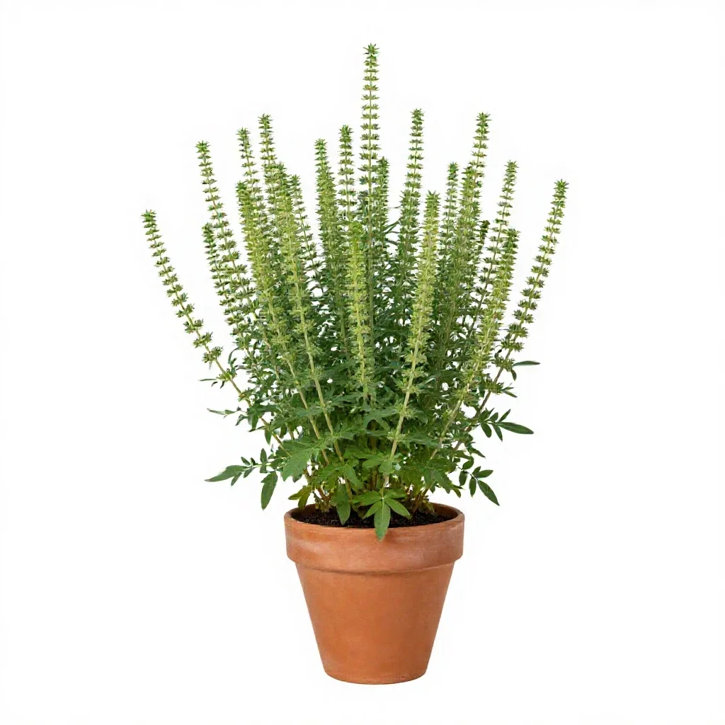 Melilotus isolated on a white background